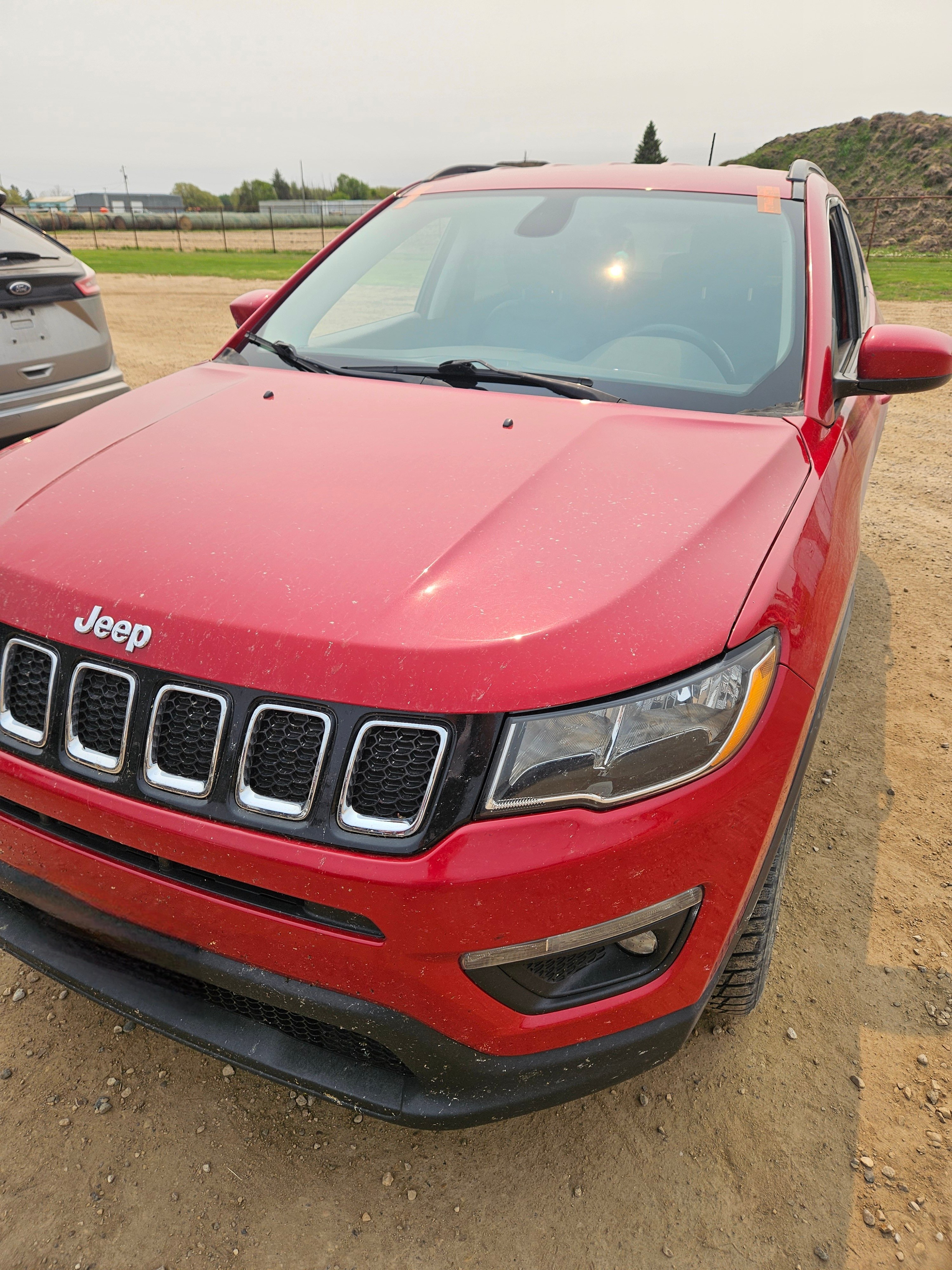 red jeep
